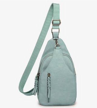 Jen & Co Nikki Sling Crossbody Teal M2342