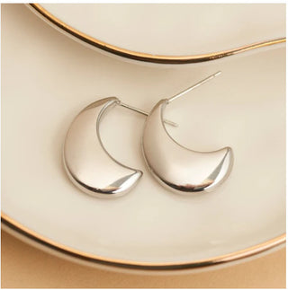 Howard's Narelle Waterproof Pointed Waterdrop Earrings Silver