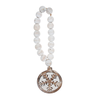 Beaded Snowflake Ornament Style 3
