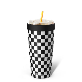 Frost Buddy To-Go Buddy Black & White Checkered 30oz