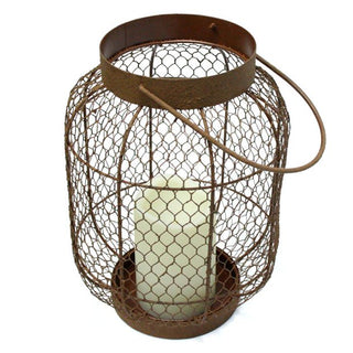 Chicken Wire Indoor/Outdoor Lantern