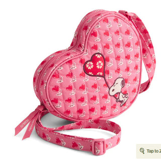 Vera Bradley Peanuts Verona Heart Crossbody Love is in the Air