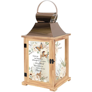In Our Hearts Wooden Lantern