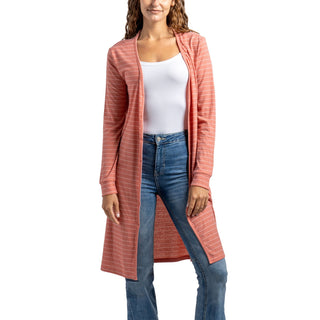 Allthreads Coastal Cardigan Coral