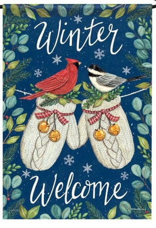 Mittens & Birds Standard House Flag