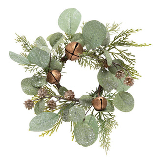 Cedar & Eucalyptus Candle Ring w/Bronze Bells
