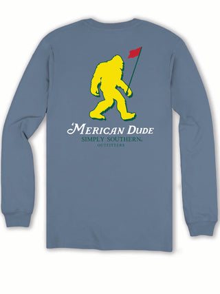 Simply Southern Long Sleeve Sasquatch Golf Bluesy