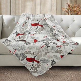 Cardinal’s Quilted Throw Blanket