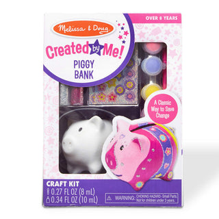 Melissa & Doug Created By Me Piggy Bank Craft Kit