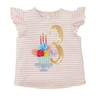 Mudpie Birthday Tee 3 3T