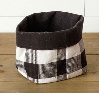 Buffalo Plaid Planter Bag
