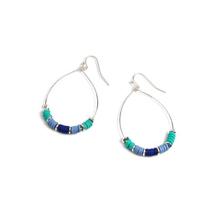 Whispers Open Teardrop with Heisihi Beads WN004182