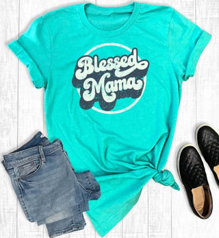 Blessed Mama Graphic T-Shirt