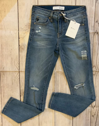 Kancan Petite Light Distress Skinny Jeans 8399m
