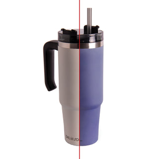 Del Sol Color Changing Tumbler White to Purple