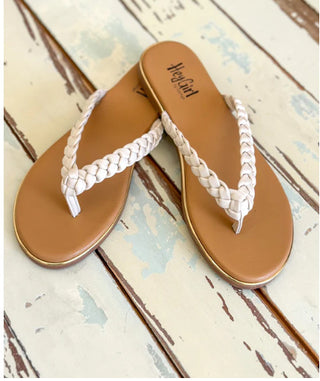Corkys Pigtail Ivory Sandals