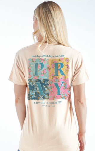Simply Southern Short Sleeve Pray Natural
