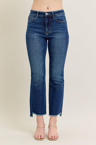 Judy Blue HW Dark Wash Kick Flare 88982