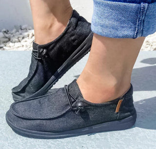 Corkys Kayak Slip Ons Black/Black 7