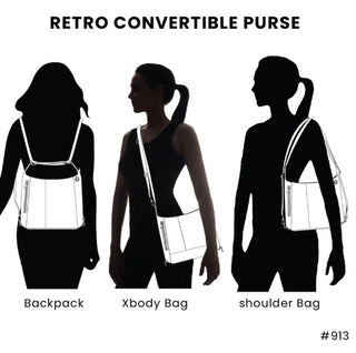 Chala 913 Retro Convertible Purse Gray