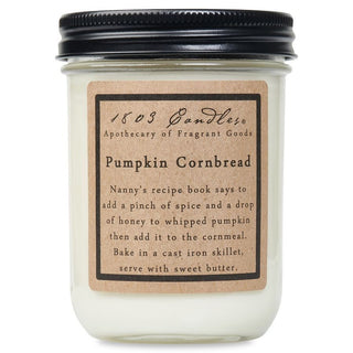 1803 Pumpkin Cornbread Soy Jar Candle