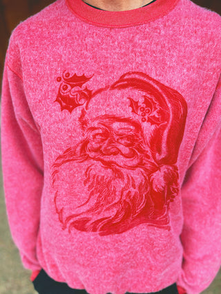 Knox + Nell Inside Out Christmas Sweatshirt Santa