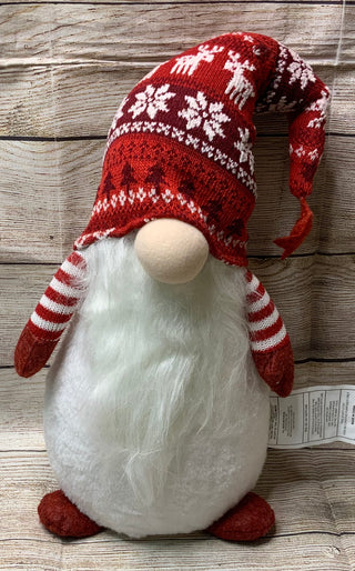 Lighted Holiday Gnome w/Timer