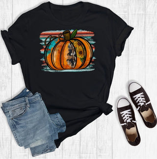 Rebel Rose Western Serape Pumpkin Black