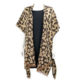 Britt's Knits Snow Leopard Wrap
