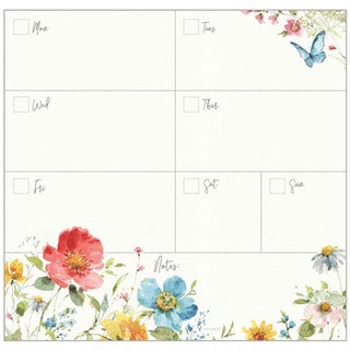 Colorful Meadow Weekly Reminder