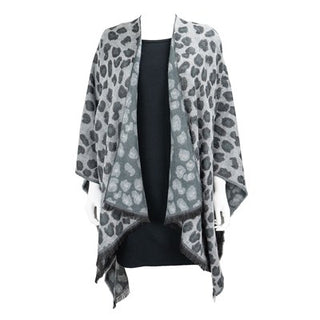 Britt's Knits Snow Leopard Wrap