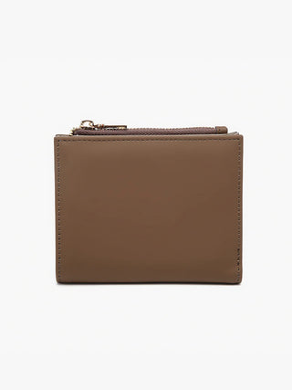 Jen & Co Alannah Zip Top Wallet Dark Brown WL2592