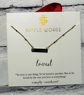 Simply Southern Necklace Loved