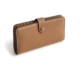 Vera Bradley Leather Tab Wallet Roasted Pecan