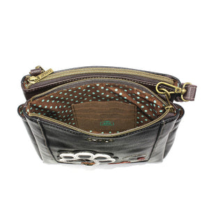 Chala 854 Merry Messenger Paw Print Black