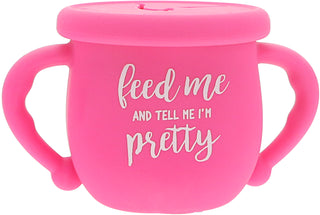 Silicone Snack Bowl w/Lid I’m Pretty