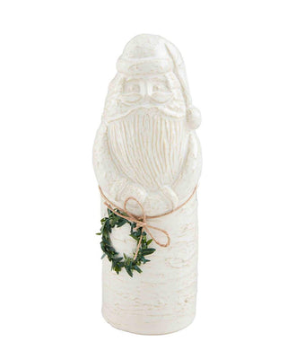 Mudpie White Ceramic Santa Small