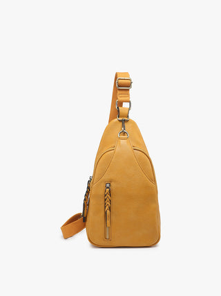 Jen & Co Nikki Sling Crossbody Mustard M2342