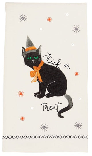 Mudpie Cat Sequin Hand Towel