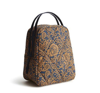 Vera Bradley Lunch Bag Lotus Montage Roasted Pecan