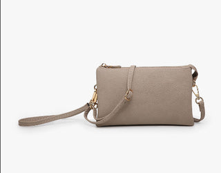 Jen & Co Riley Crossbody Grey Taupe M013