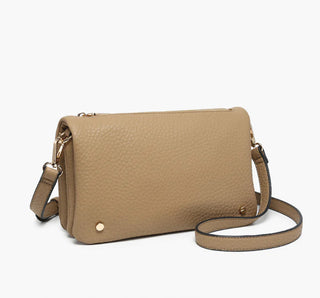 Jen & Co Phiona Studded Crossbody Sand M2672