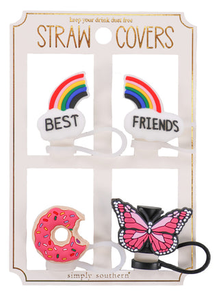 Simply Southern Straw Covers Best Friend