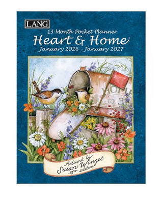 2026-27 Lang 13-Month Pocket Planner Heart & Home