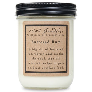 1803 Buttered Rum Soy Jar Candle
