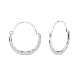 Whispers Flat Crescent Hoop WN003091