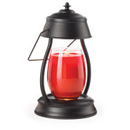Candle Warmers Hurricane Candle Warmer Lantern Black