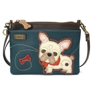 Chala Mini Crossbody French Bulldog Turquoise 826