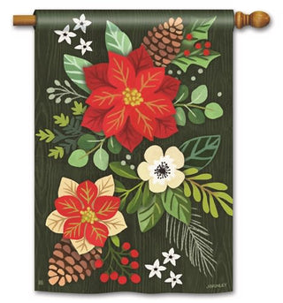 Boho Christmas Standard House Flag