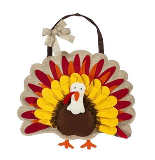 Give Thanks Turkey Door Decor